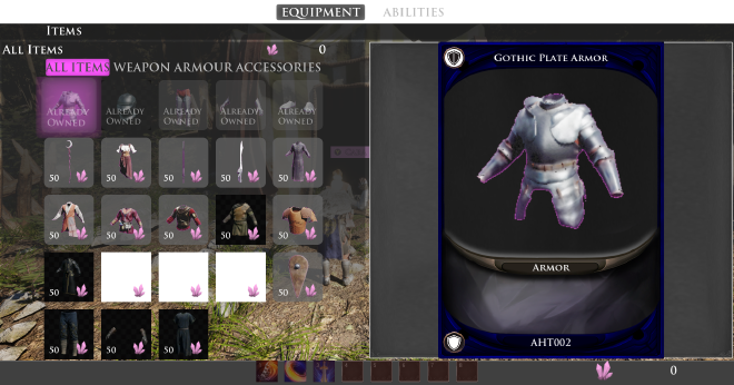Bearers Merchant Screen